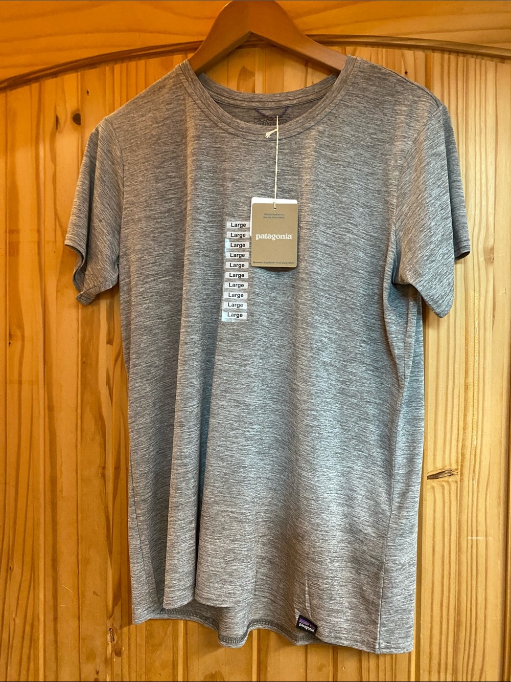 Patagonia Heather Gray Short Sleeve Crew T-Shirt